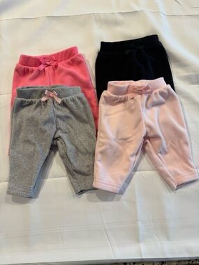 Carters Soft Fleece Pull-On Pants- Like New!